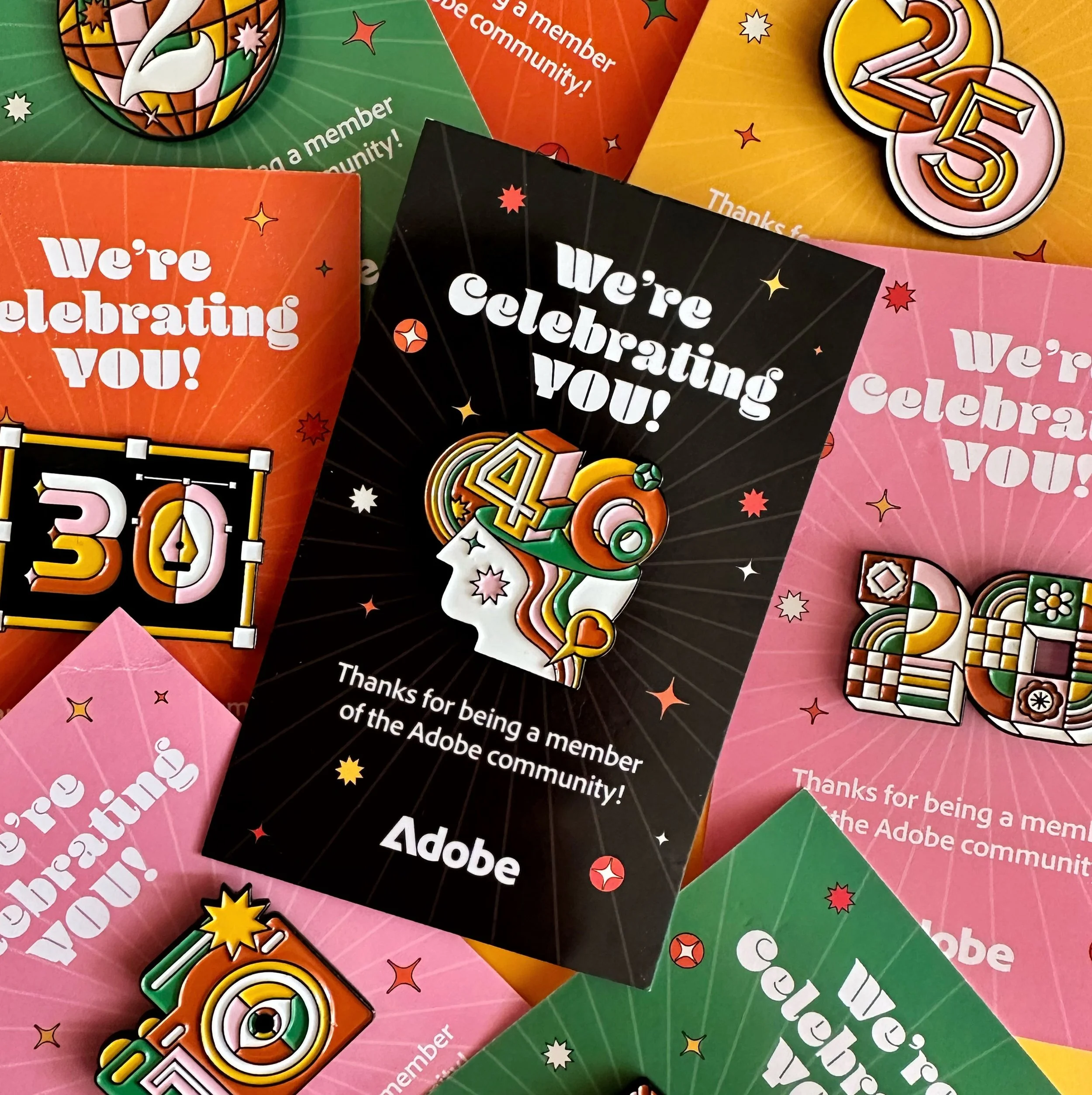 ADOBE Photoshop 20th Anniversary ピンバッジ ADOBE Photoshop 20th Anniversary ピンバッジ Adobe Adobe